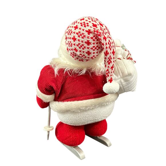 Fabric 13" Skating Santa for Costco - Picture 3 of 13